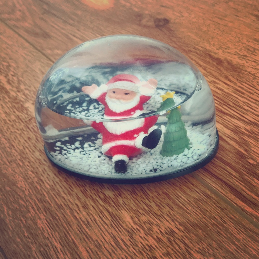 Santa Snow Globe